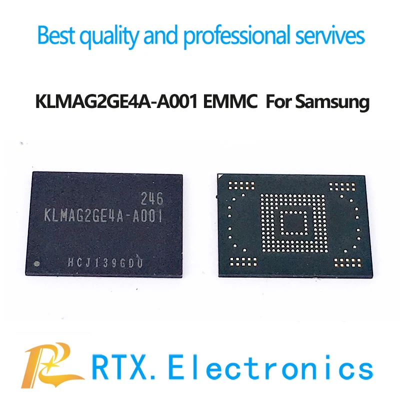 KLMAG2GE4A A001 A002 A003 A004 для Samsung P1000 P7500 P5100 P6800 P6200 N8000 N5100 EMMC BGA153 16 Гб флэш-памяти Nand чип