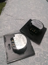 Voice-Control-Light Wall-Switch Fire-Line Tuya Smart-Life-Glass Esooli Standard Wireless