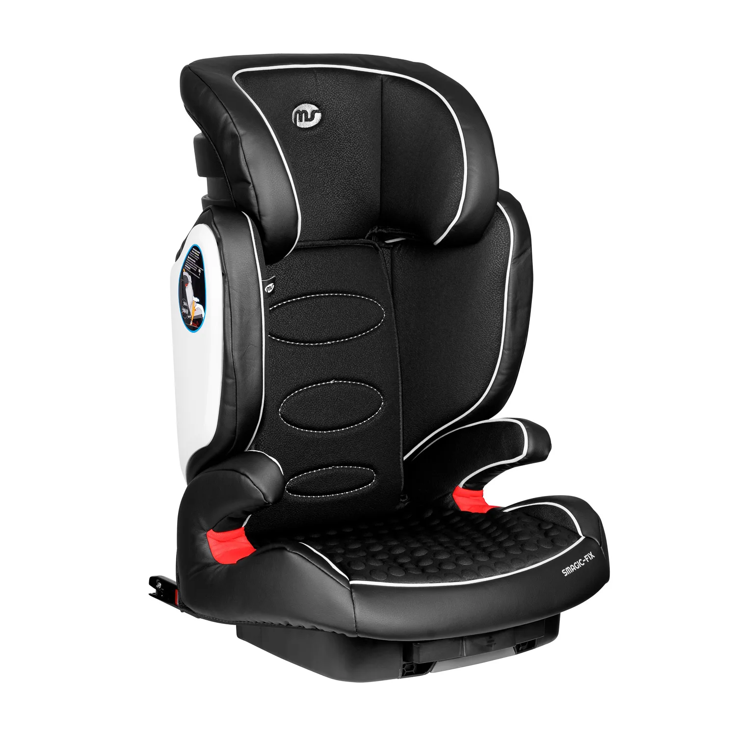 Silla de coche Smagic G.2/3 (15-36kg) con isofix, respaldo reclinable, evolutiva, tejido transpirable y lavable