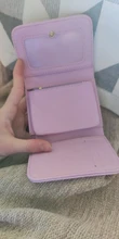 Cartera pequeña con broche para mujer, monedero pequeño, billetera de corona para tarjeta de mujer, Mini bolso de mano