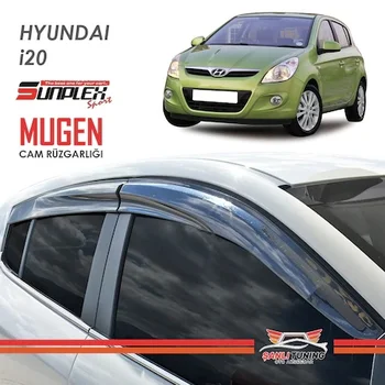 

Hyundai i20 Glass Cowling 2010-2014 Sunplex Mugen Glass Spoiler Car Outer Piece Sunscreen and Waterproof Accessories