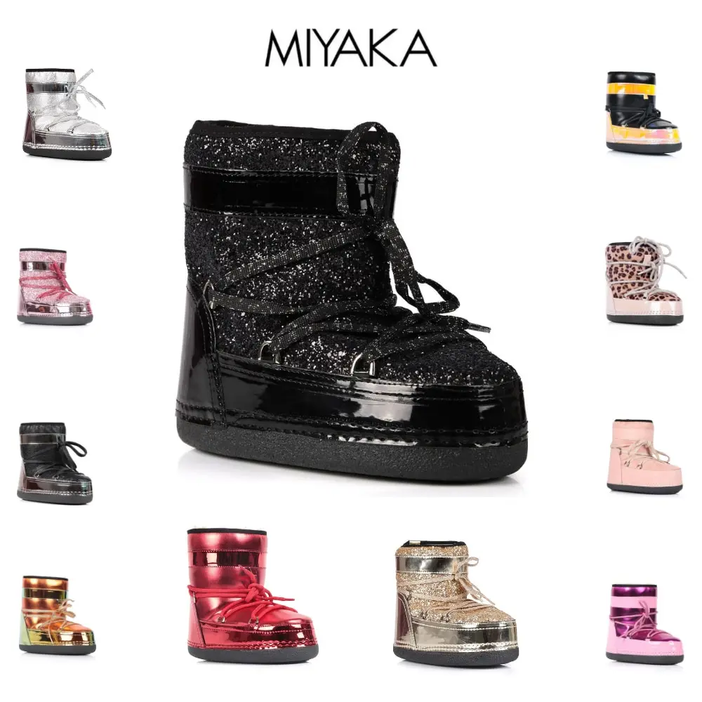 зимние кросовки на платформе Miyaka/Женская обувь Holo Разные варианты цвета Высокие