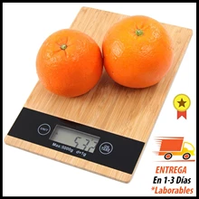 Digital Kitchen Scale Electronic Precision wood scale from 1 gram to 5kg 5000 grams GR Kilos kg