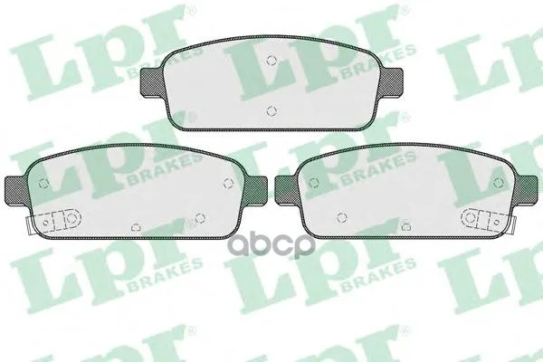 Колодки Тормозные Chevrolet Cruze 09-/Orlando 11-/Opel Astra J 10- Задние Lpr 05p1575 Lpr арт. 05P1575