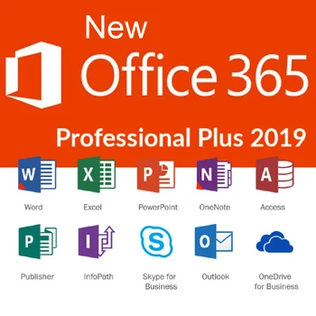 

Office 365 Professional Plus 2019 Word, Exel, Tems, Onedrive, 5 Devices