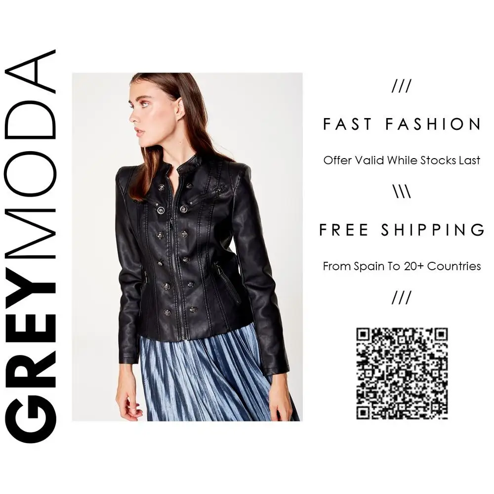 GREYMODA/пальто из овечьей кожи полиэстер, удобные и теплые женские пальто зима, элегантные и модные женские куртки, один размер