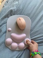 Mice-Mat Rest-Support Mouse-Pad Computer Wrist Silicone Cute PC No Nonslip Cat-Paw