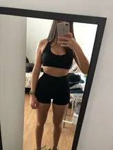 Conjunto de Yoga sin costuras para mujer, ropa deportiva de entrenamiento, gimnasio, Top corto de manga larga, Leggings de cintura alta, trajes cortos, 2/3/5 Uds.