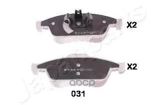 Колодки Тормозные Renault Duster 10-/Fluence 10-/Megane Iii 08- Передние Japanparts Pa031af Japanparts арт. PA031AF
