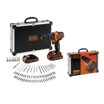 

HAMMER DRILL 18V LI 10MM BDCHD18BAFC-QW 1.5AH C/MET 2BAT B &