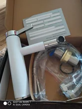 Faucet Bathroom Tap-Crane Aerator Bath-Sink Frap White Cold And Painting Spray with F1052-14/15