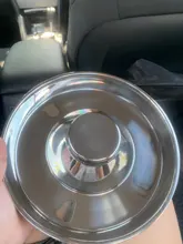 Dog-Bowl Puppy-Litter Stainless-Feeder Dish-Weaning Pet Food-Feeding Silver