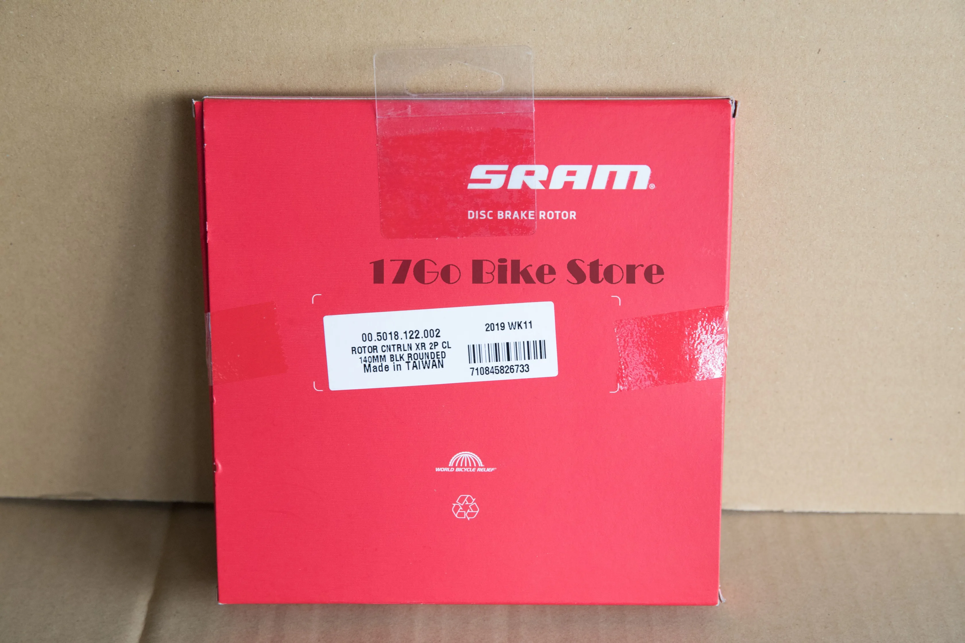 SRAM Центральная линия XR 1 шт 140 мм круглый ротор, центральный замок