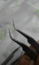 Vetus-Pinzas para pestañas de acero inoxidable, alta precisión, maquillaje antiestático, pinzas para cejas, extensión de pestañas