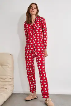 

Trendyol Panda Patterned Knitted Pajamas Set THMAW21PT0422