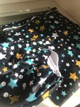 Pañal de tela para bebé, de bambú, carbón vegetal, lavable, reutilizable, con doble fuelle, 3-15kg, 8-36 libras, sin inserto, 1 unidad