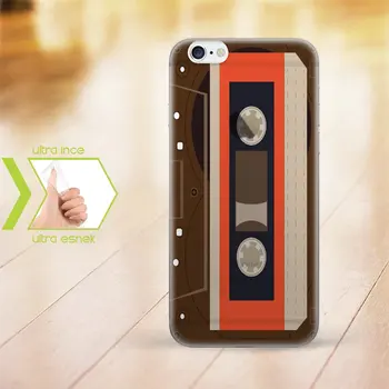 

Personalized iPhone 6-6 Plus Thin Transparent Silicone Phone Cover (Cassette Temalı-3)