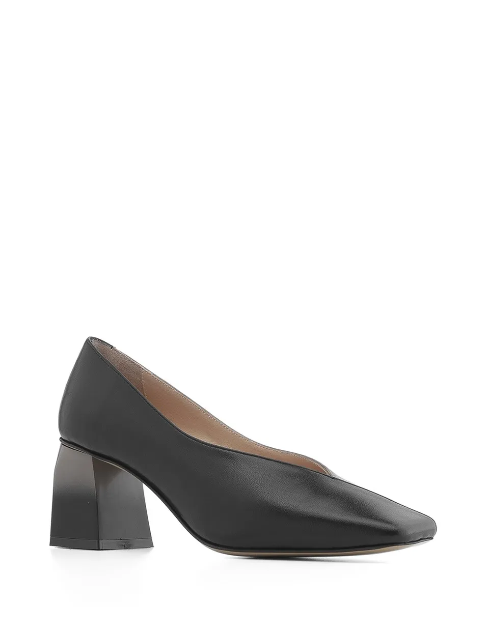 

ILVi-Genuine Leather Handmade Loca Women's Pump Black Leather-Mink Leather Women Shoes 2020 Evening Shoes