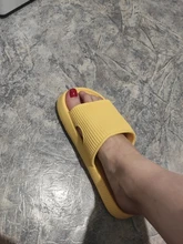 Zapatillas de plataforma gruesa para mujer, sandalias deslizantes de suela blanda Eva, zapatos antideslizantes de verano para el baño y el interior