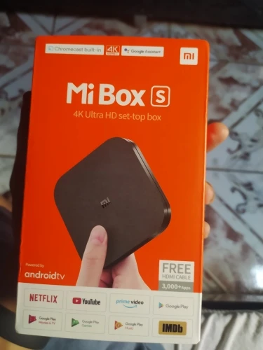 global version xiaomi mi tv box s 4k ultra hd android tv 9 0 hdr 2gb 8gb wifi google cast netflix smart tv mi box 4 media player set top boxes aliexpress