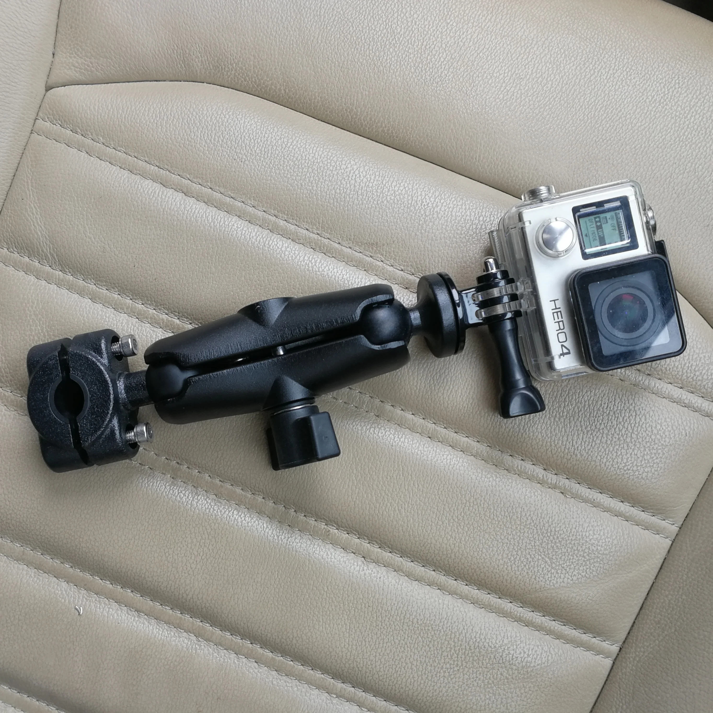 В автомобиле камера подголовник крепление для gopro sjcam osmo Экшн камеры для ram крепление 1 дюймов мяч