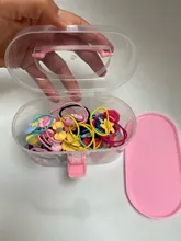 40 unids/lote pelo accesorios caja de regalo elástico para el pelo flor pelo Clip arcos nuevo diadema lindo cintas para los niños