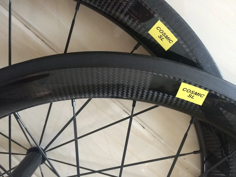 2020 Top Sale 50 мм космические зеркальные карбоновые колеса 3k Twill Weave Bike Wheel Set 700C