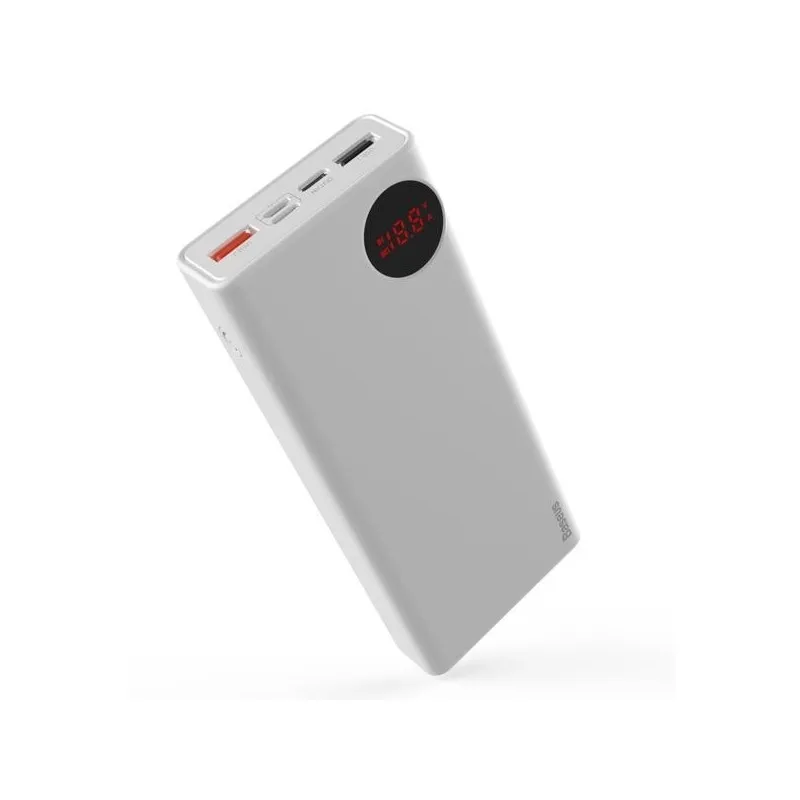 Portable Charger Baseus Bright moon 3.0 PD fast charge mobile power 20000mAh PPALL-MY02(White