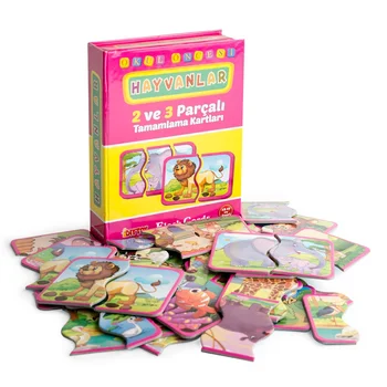 

ebebek Dıy Toy Pre-school Educational Animals Flash Cards