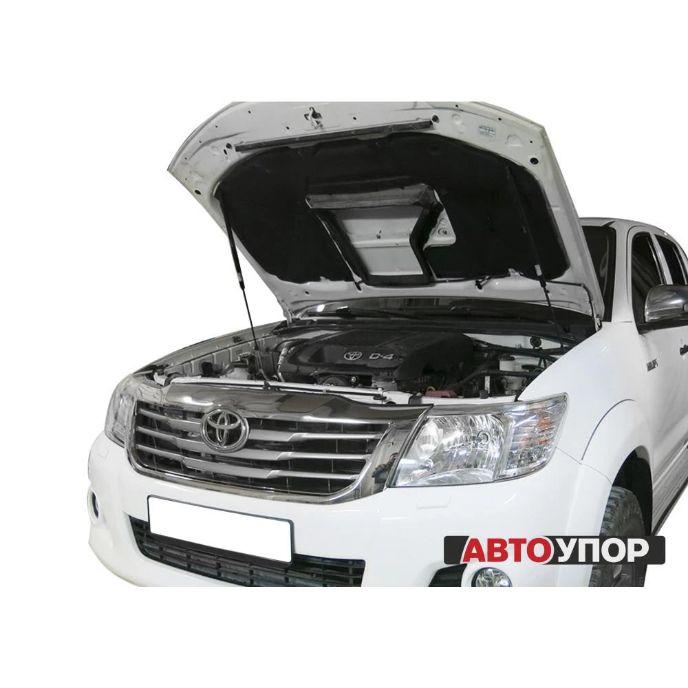 Для Toyota Hilux VII 2005-2015 Газовые упоры (амортизаторы) капота АвтоУпор (UTOHIL011) |
