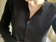 Estilo coreano de cuello corto de punto suéteres mujeres Rebeca delgada de manga sol protección Tops Ropa de Mujer