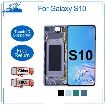 

100% Ori Dynamic AMOLED Display for Samaung Galaxy S10 LCD Touch Screen Digitizer Display Assembly For SAMSUNG S10 Replacement
