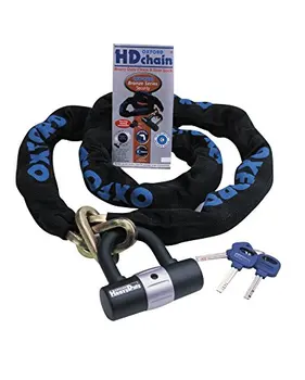 

Oxford Products OF157 motorcycle padlock + OXFORD CHAIN HD CHAIN LOCK 10MM 1.0M