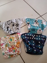 [Simfamily]-Conjunto de pañales para bebé, pañal de tela lavable reutilizable, cubierta ajustable ecológica, 3-15kg