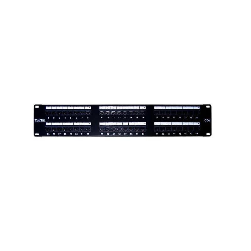 Патч панель Lanmaster TWT PP48UTP 19&quot 2U 48xRJ45 кат.5e UTP (TWT PP48UTP)| |