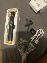 Cortadora de pelo recargable por USB para hombre, afeitadora inalámbrica para peluquero, afeitadora de barba