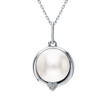 

Silver Pendant with imitation pearls and cubic zirconia sunlight sample 925