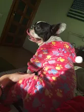 Pet Clothing Costume Outfit Pajamas Fleece Winter Apparel Small Warm 30 Four-Legs Jumpsuit