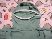 Sudadera con capucha de rana para mujer, ropa de calle Kawaii Harajuku gruesa con letras bordadas, de terciopelo, de gran tamaño, para Navidad