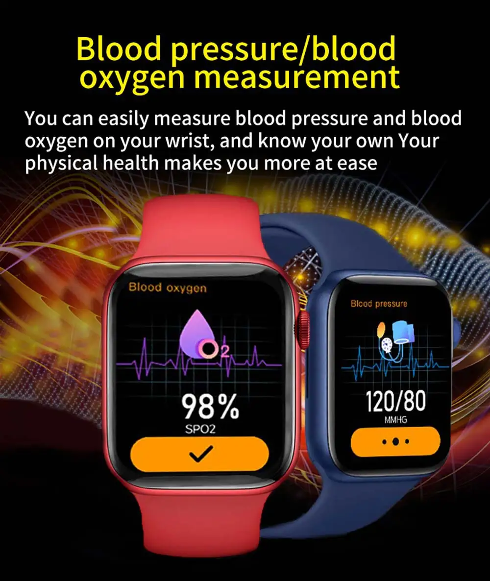 IWO Smart Watch Men Series 7 Wireless Charge Smartwatch Women Heart Rate Watches Bluetooth Call Fitness Tracker For Android IOS