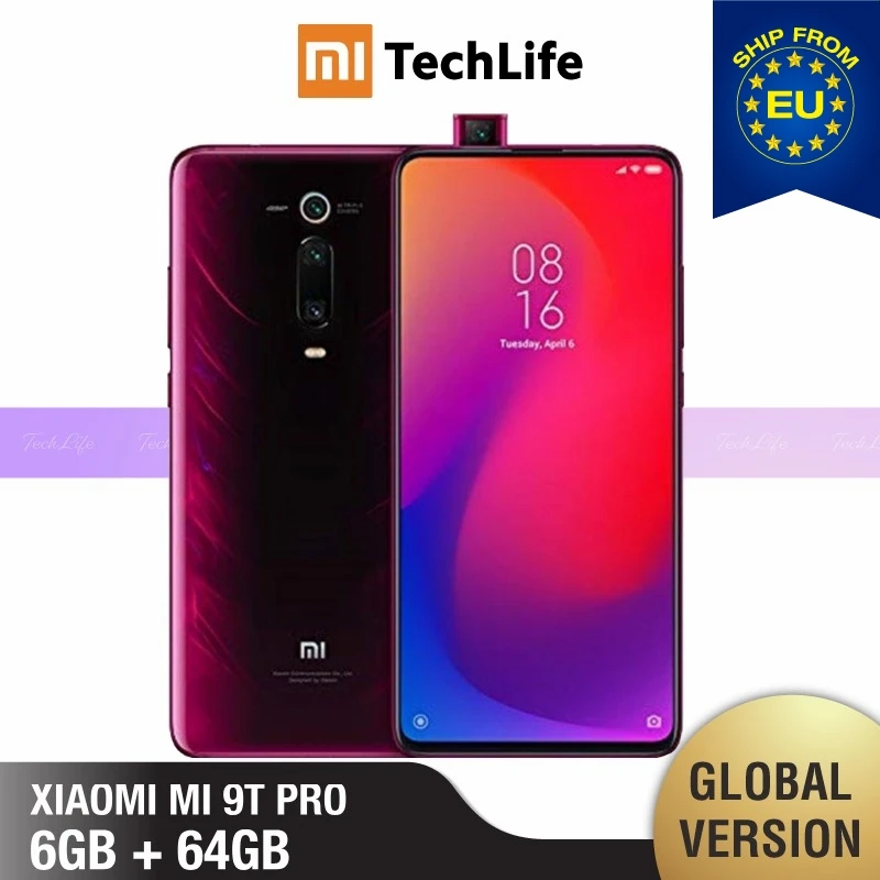 Глобальная версия Xiaomi Mi 9T PRO 64 Гб ROM 6 Гб RAM(Совершенно новая/запечатанная) mi 9t pro, mi9tpro, mi 9t, mi9t, mi 9, mi9 - Цвет: Red Flame 64GB