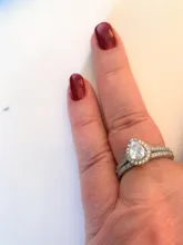 CC 925 anillos de plata para las mujeres, diseño Simple, doble apilable joyas a la moda para novia de boda anillo de compromiso de CC634