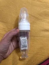 Imebaby bebé recién nacido de silicona de arroz botella de goma alimentación de bebé cuchara cuentagotas de silicona botella de alimentación cuchara botella