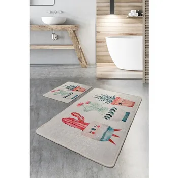 

Bath Mats kit Home Happy Cactus Djt 2 Set Bath Mat, Mat