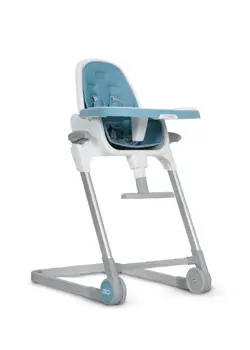 

Multifunctional baby LINEA highchair, soft sponge upholstery, easy to assemble and wash, tray, FOOTREST.