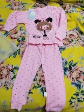 Los niños pijama ropa de bebé conjunto niños de dibujos animados ropa de dormir de algodón de otoño Pijamas niños niñas Pijamas de animales Pijamas conjunto