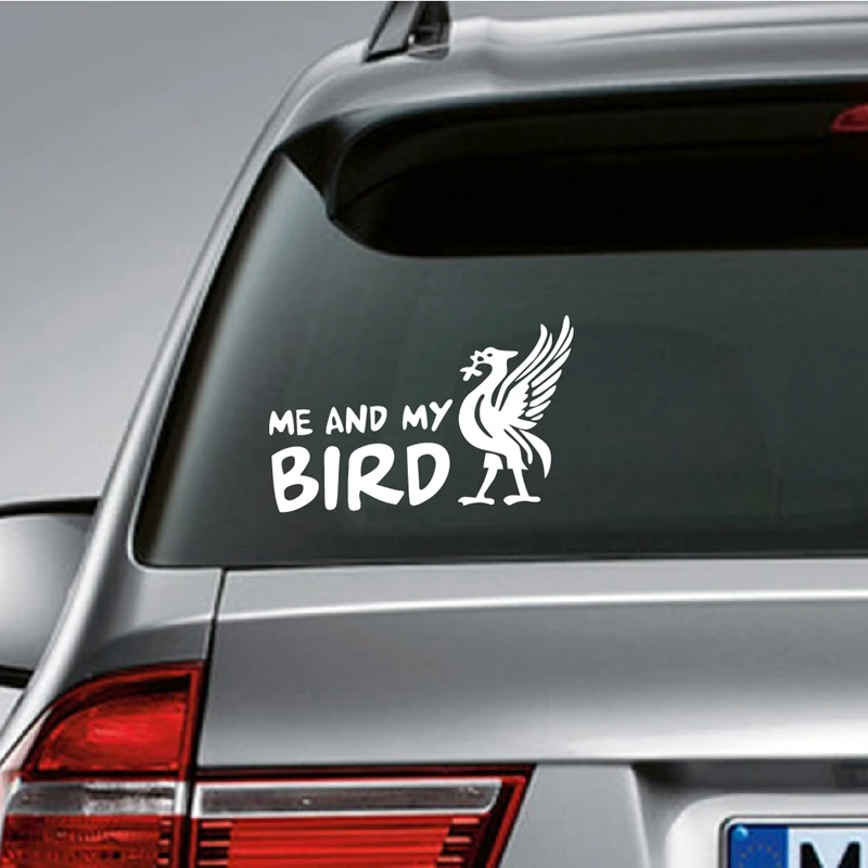 Car Styling Me and My Bird Liver Bird Liverpool Sticker Car Window Decor, Laptop Decals for Apple MacBook Air/ Pro Decoration