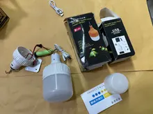 Tent-Lamp-Battery Lantern Outdoor-Bulb Camping-Light Rechargeable Led Portable Porch/garden