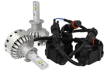 

Full Led Canbus Kit H3 40W 5000 Lumens dissipation with fan 12V 24V 2 Smd Philips MZ attachment removable adjustable focus