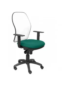 

CHAIR WITH BACKREST MESH WHITE FABRIC BALI GREEN COLOR